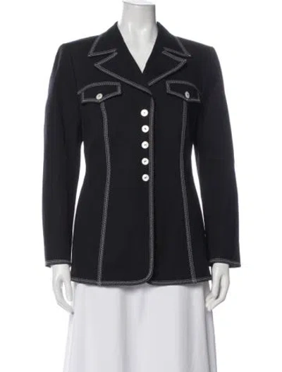 Pre-owned Escada Vintage Blazer In Blue