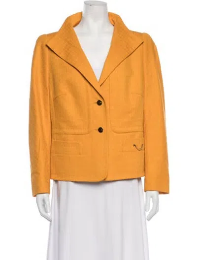 Pre-owned Escada Vintage Blazer In Orange