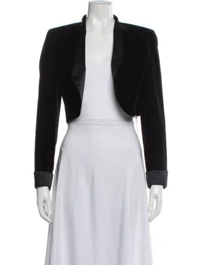 Pre-owned Escada Vintage Bolero In Black
