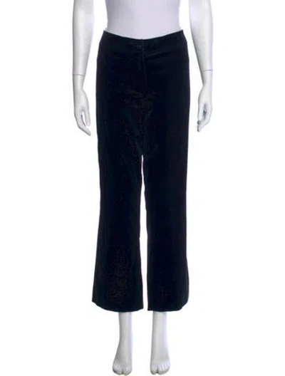 Pre-owned Escada Vintage Flared Pants In Black