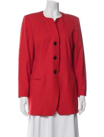 Pre-owned Escada Vintage For Neiman Marcus Blazer In Red
