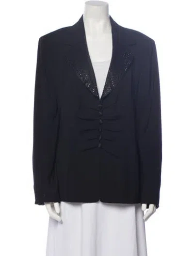 Pre-owned Escada Vintage Jacket In Blue