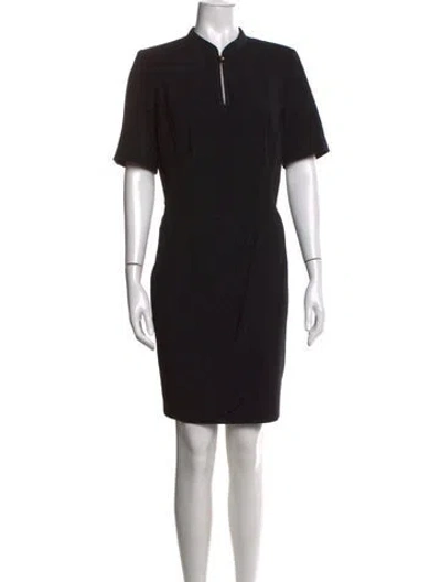Pre-owned Escada Vintage Knee-length Dress In Black