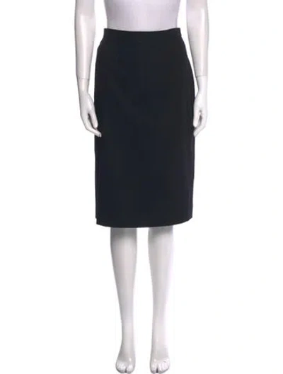 Pre-owned Escada Vintage Knee-length Skirt In Black