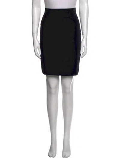 Pre-owned Escada Vintage Knee-length Skirt In Black