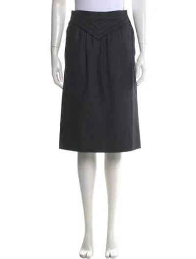 Pre-owned Escada Vintage Knee-length Skirt In Black