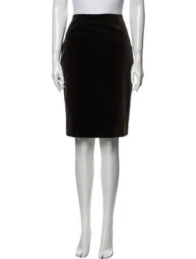 Pre-owned Escada Vintage Knee-length Skirt In Brown