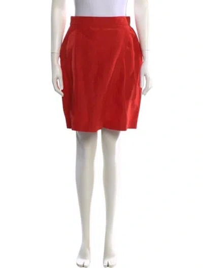 Pre-owned Escada Vintage Knee-length Skirt In Orange