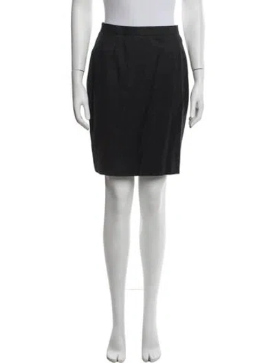 Pre-owned Escada Vintage Mini Skirt In Grey