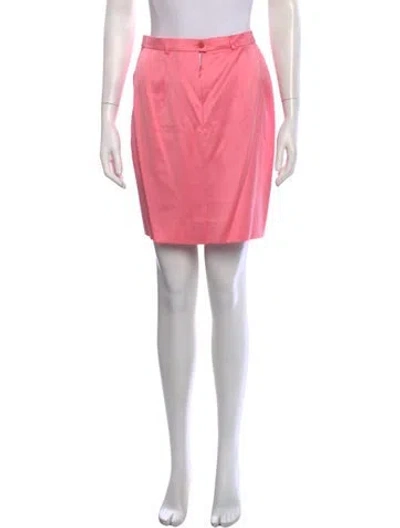 Pre-owned Escada Vintage Mini Skirt In Pink