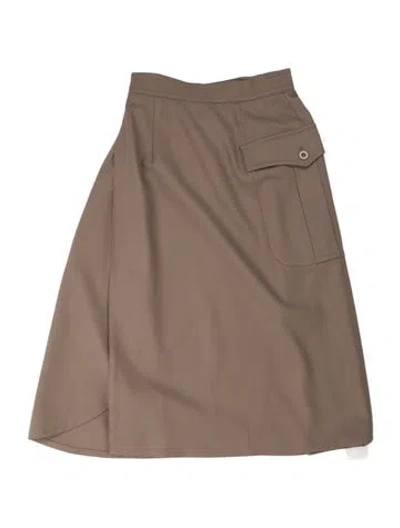 Pre-owned Escada Vintage Mini Skirt W/ Tags In Neutral