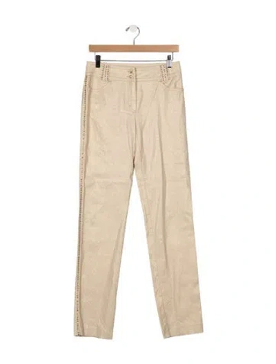 Pre-owned Escada Vintage Straight Leg Jeans In Neutrals