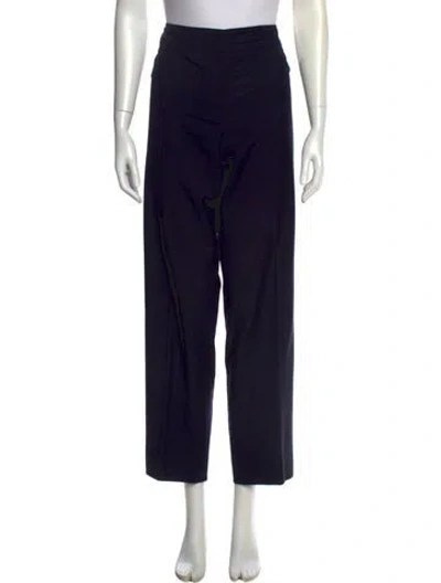 Pre-owned Escada Vintage Straight Leg Pants In Blue