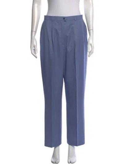 Pre-owned Escada Vintage Straight Leg Pants In Blue
