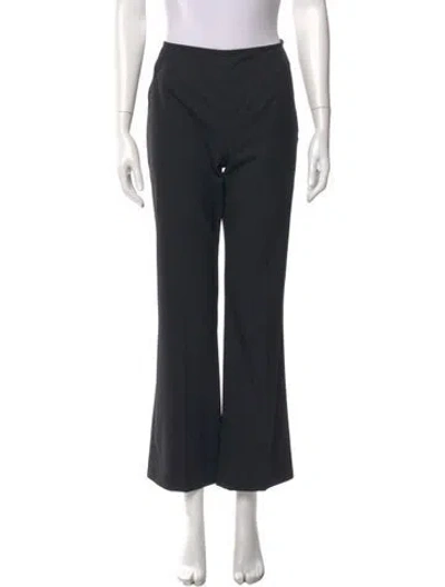 Pre-owned Escada Vintage Wide Leg Pants In Black
