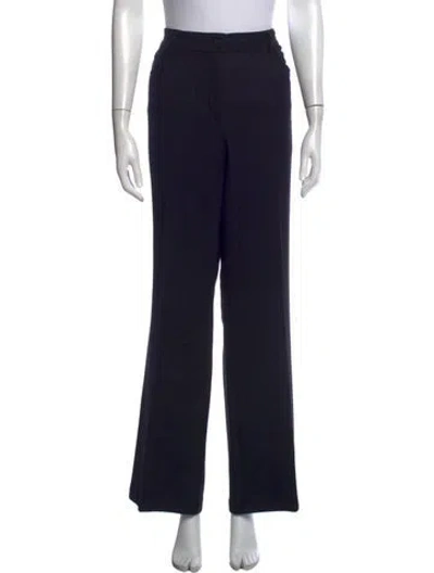 Pre-owned Escada Vintage Wide Leg Pants In Blue