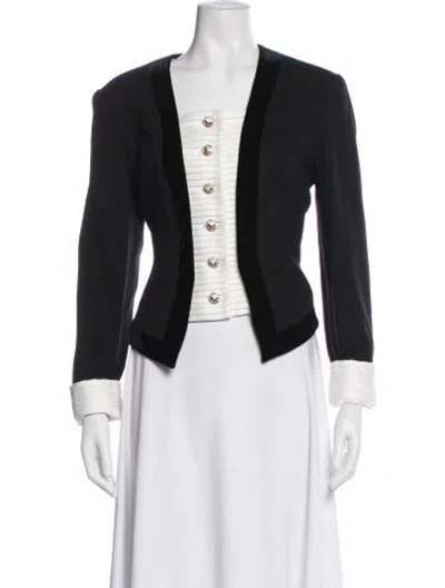 Pre-owned Escada Vintage Wool Blazer In Multi