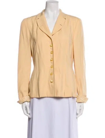 Pre-owned Escada Vintage Wool Blazer In Neutral