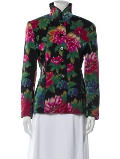 Pre-owned Escada Vintage Wool Evening Jacket In Multi