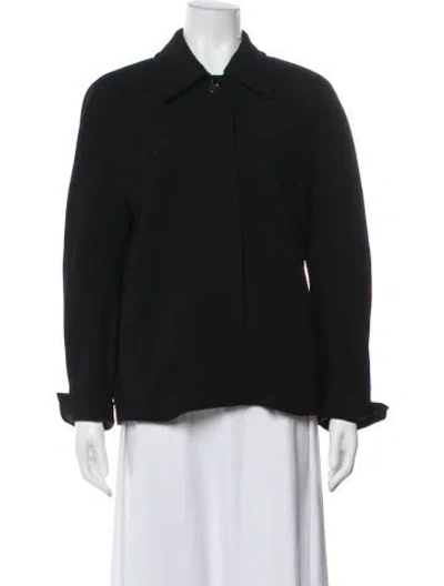 Pre-owned Escada Vintage Wool Jacket In Gray