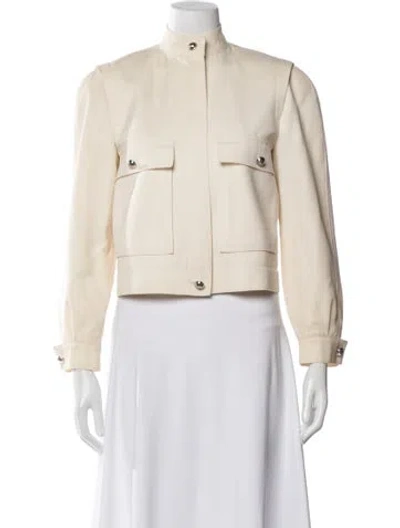 Pre-owned Escada Vintage Wool Jacket In Neutral
