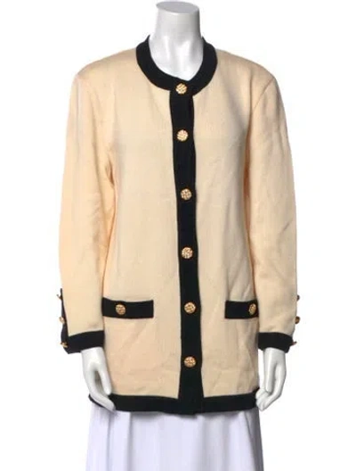 Pre-owned Escada Vintage Wool Sweater In Neutral