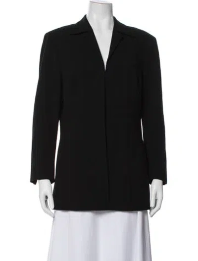 Pre-owned Escada Virgin Wool In Black