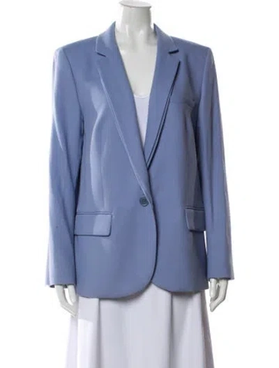 Pre-owned Escada Virgin Wool Blazer In Blue