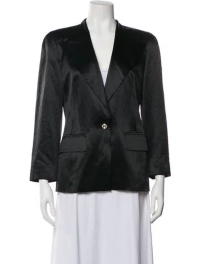 Pre-owned Escada Virgin Wool Blazer In Green