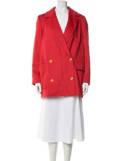 Pre-owned Escada Virgin Wool Blazer In Pink
