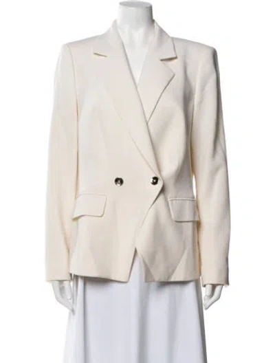 Pre-owned Escada Virgin Wool Blazer In Yellow