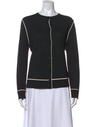 Pre-owned Escada Virgin Wool Crew Neck Sweater In Multi