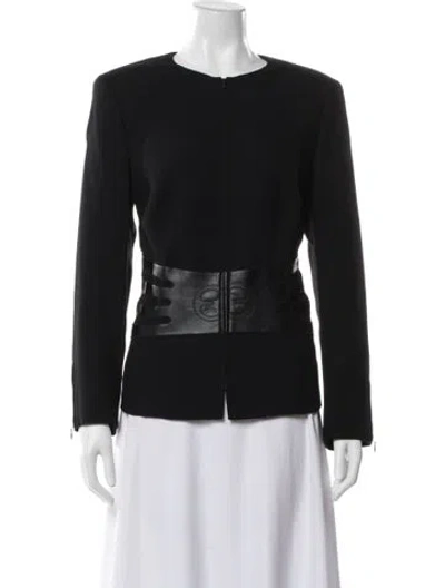 Pre-owned Escada Virgin Wool Evening Jacket In Multi
