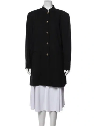 Pre-owned Escada Virgin Wool Jacket In Black