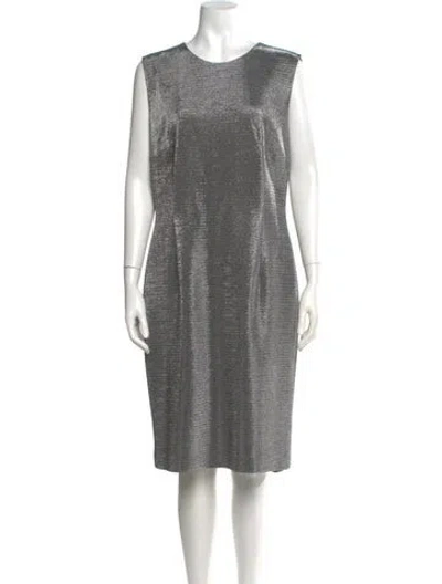 Pre-owned Escada Virgin Wool Knee-length Dress