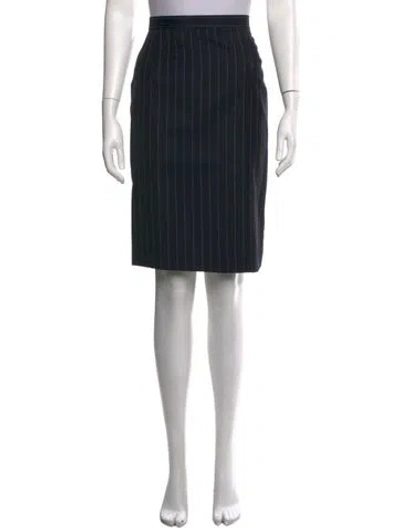 Pre-owned Escada Virgin Wool Knee-length Skirt In Multicolor