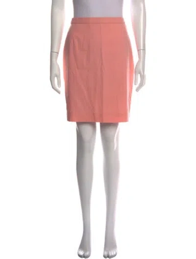 Pre-owned Escada Virgin Wool Mini Skirt In Pink