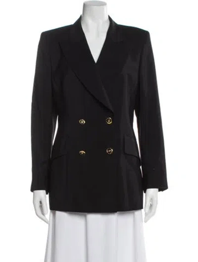 Pre-owned Escada Virgin Wool Set In Black