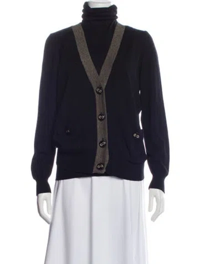 Pre-owned Escada Virgin Wool Set In Blue