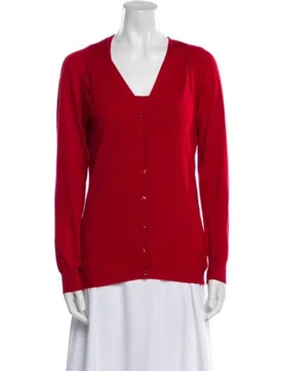 Pre-owned Escada Virgin Wool Set In Red