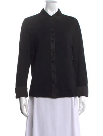 Pre-owned Escada Virgin Wool Sweater In Black