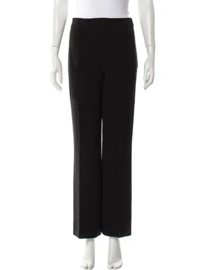 Pre-owned Escada Virgin Wool Wide Leg Pants In Gray