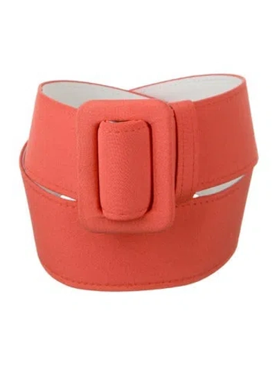 Pre-owned Escada Waist Belt In Orange