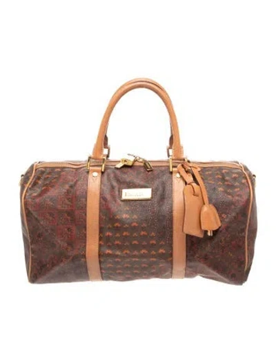 Pre-owned Escada Weekender Bag In Brown