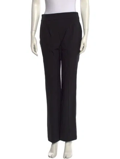 Pre-owned Escada Wide Leg Pants In Black