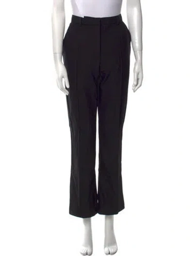 Pre-owned Escada Wide Leg Pants In Black