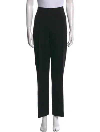 Pre-owned Escada Wide Leg Pants In Black