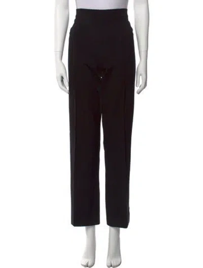 Pre-owned Escada Wide Leg Pants In Black