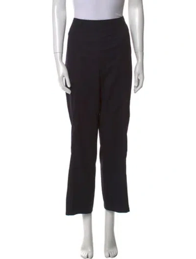 Pre-owned Escada Wide Leg Pants In Black