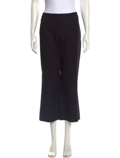 Pre-owned Escada Wide Leg Pants In Black